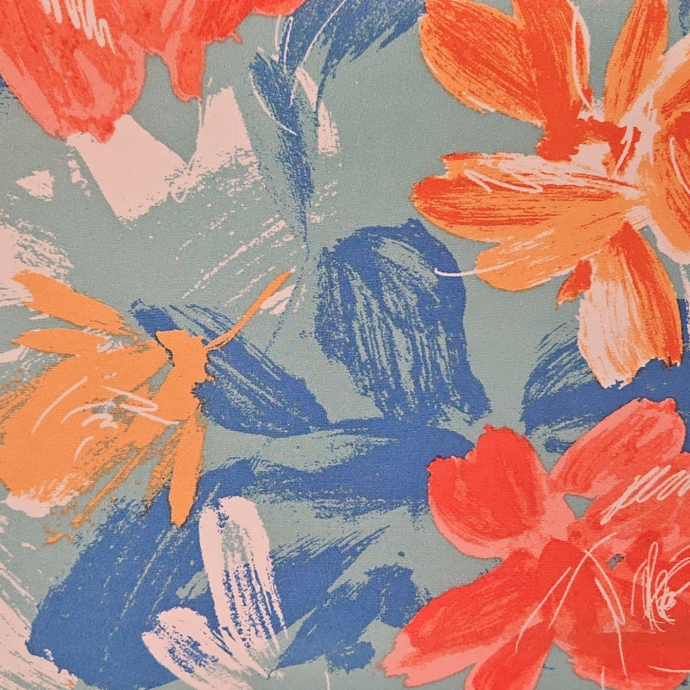 Ruby Rd. Abstract Floral Print Dress - Picture 3 of 6